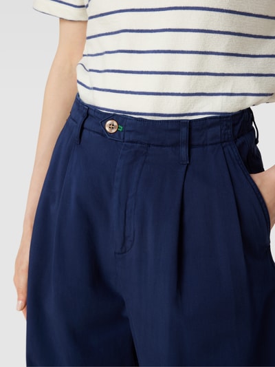 Tommy Hilfiger Broek van zuiver katoen met bandplooien Marineblauw - 3