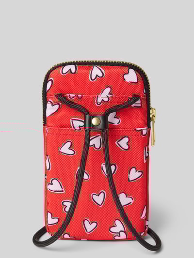 WOUF Smartphonetasje met labelbadge, model 'Crush' Rood - 2