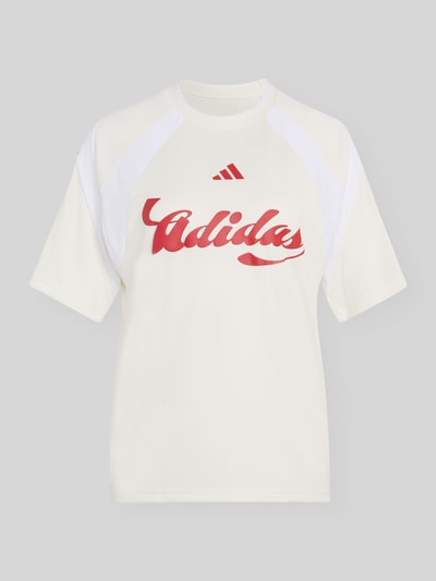 adidas Sportswear Regular Fit T-Shirt mit Logo-Applikation Offwhite 2