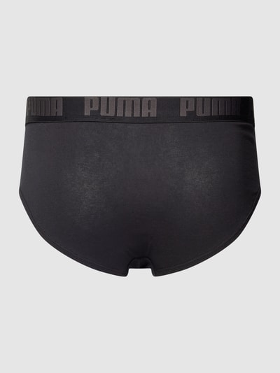 Puma Slip mit Label-Detail im 2er-Pack Black 3