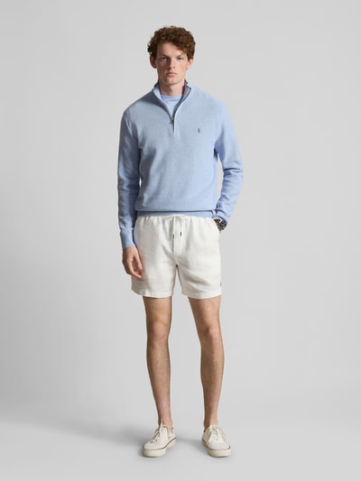 Polo Ralph Lauren Troyer o kroju regular fit z czystej bawełny Jasnoniebieski 1