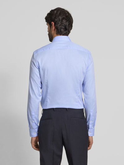 Jake*s Super Slim Fit Business-Hemd mit Knopfleiste Bleu 5