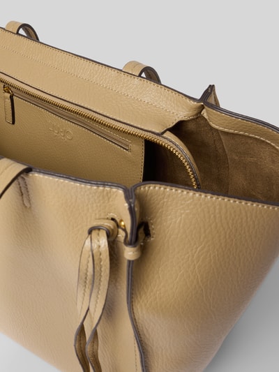 Liu Jo White Tote Bag mit Logo-Detail Modell 'Lapis' Khaki 5