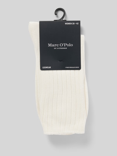 Marc O'Polo Socken aus weicher Bio-Baumwolle mit angenehmem Abschlussbund Offwhite 3