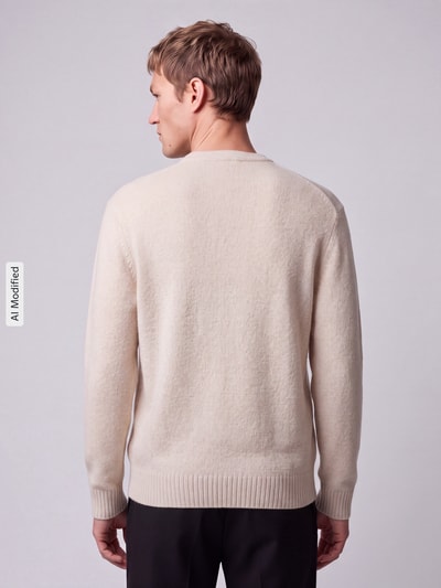 ONLY & SONS Pullover mit Strukturstrick Offwhite 5