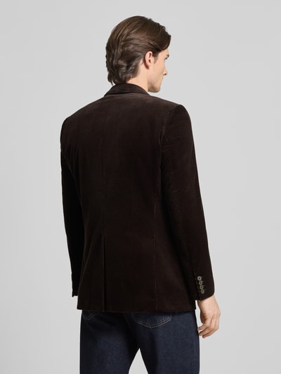 BOSS Regular Fit Sakko aus reiner Baumwolle - BECKHAM x BOSS Dunkelbraun 5