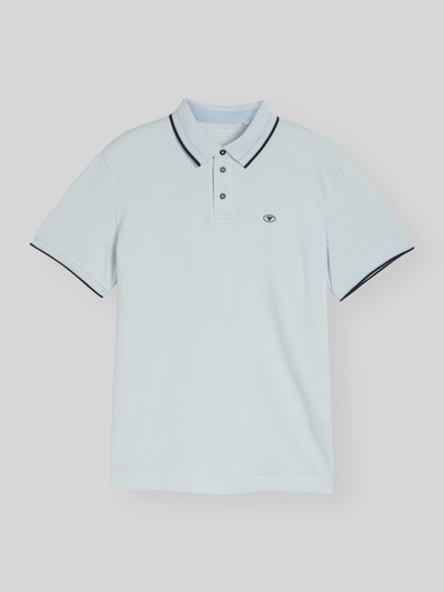 Tom Tailor Regular Fit Poloshirt aus reiner Baumwolle Hellblau 2
