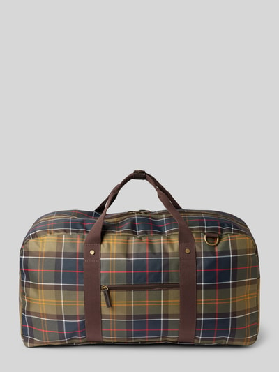 Barbour Torba typu duffle bag z naszywką z logo model ‘TORRIDON’ Zielony 5