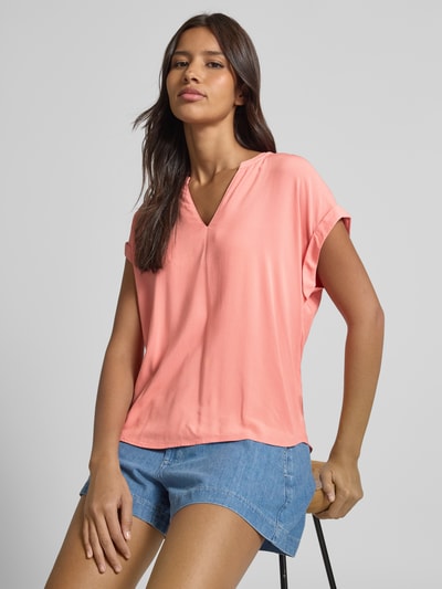 Tom Tailor Relaxed Fit Blusenshirt aus reiner Viskose Apricot 3