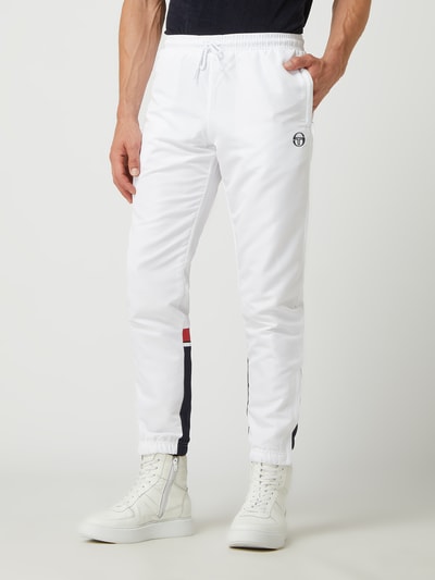 SERGIO TACCHINI Trainingshose mit Logo-Details Modell 'Almond' Weiss 4