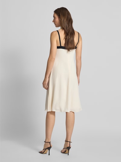 Lauren Ralph Lauren Mini-jurk met V-hals, model 'KOLORA' Offwhite - 5