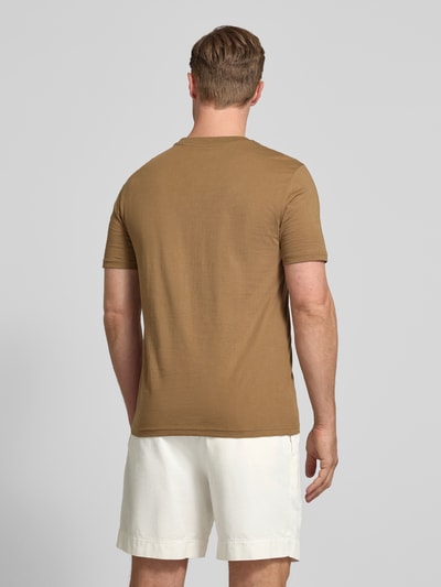 MCNEAL Regular Fit T-Shirt mit Rundhalsausschnitt Hellbraun 5