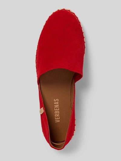 Verbenas Espadrilles aus Leder Modell 'CARMEN SERRAJE' Rot 3