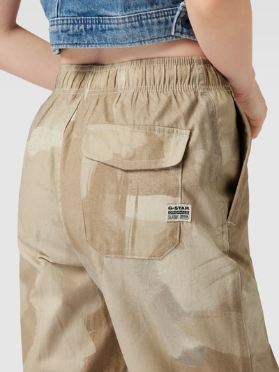 G-Star Raw Jogpants mit Allover-Muster Modell 'Trainer' Sand 3