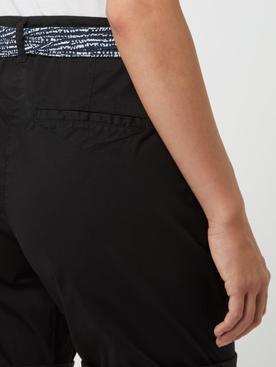 Tom Tailor Shorts mit Gürtel zum Binden Black 3