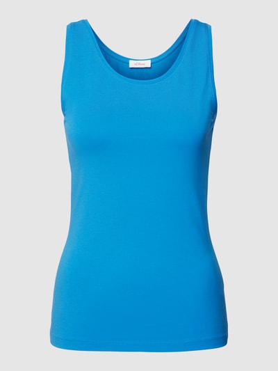 s.Oliver RED LABEL Top mit Square-Neck-Ausschnit Royal 2