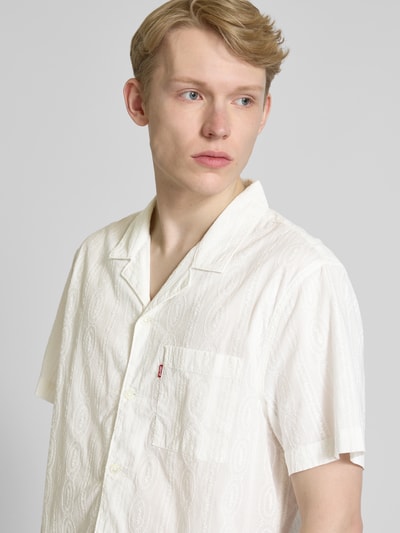 Levi's® Relaxed Fit Freizeithemd mit Brusttasche Modell 'THE SUNSET CAMP' Weiss 3