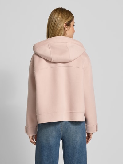 Weekend Max Mara Regular Fit Jacke mit Kapuze aus Woll-Mix Modell 'GARY' Hellrosa 5
