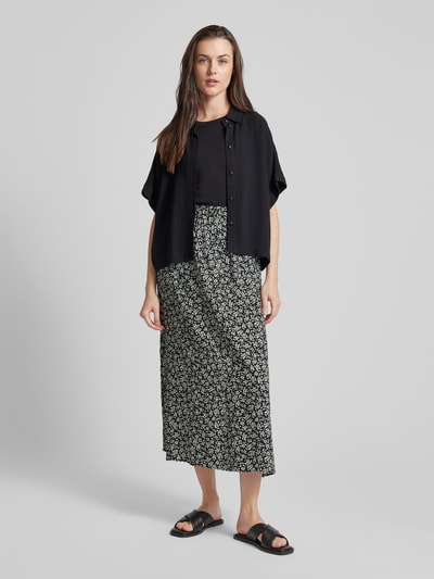 Vero Moda Maxirok van viscose met elastische band, model 'EASY JOY' Zwart - 1