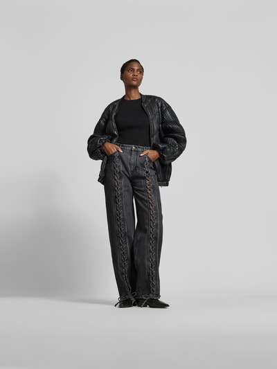 ROTATE Jeans mit 5-Pocket-Design Black 1