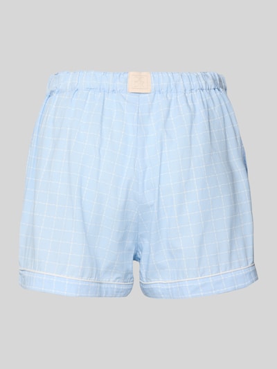 CCDK Copenhagen Szorty od piżamy o kroju relaxed fit z tunelem model ‘Katrina’ Jasnoniebieski 3