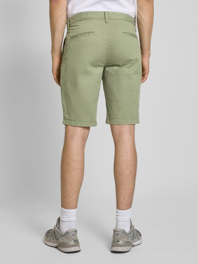 Tommy Jeans Slim Fit Chinoshorts aus Baumwoll-Mix Modell 'SCANTON' Oliv 5