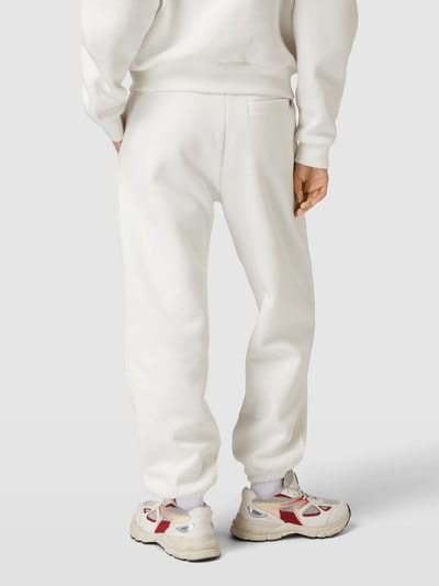 Review Sweatpants met labelprint, model 'PUFF STAR' Offwhite - 5