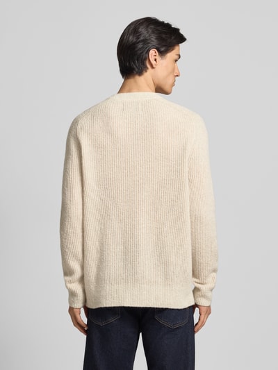 Marc O'Polo Regular fit pullover van wolmix Wit - 5