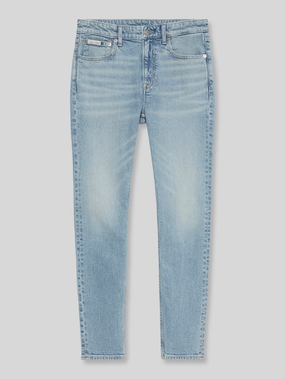 Calvin Klein Jeans Tapered Fit Jeans aus reiner Baumwolle Hellblau 2