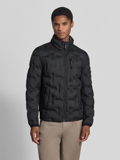 Tom Tailor Regular Fit Bomberjacke mit reflektierenden Details Black 4
