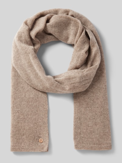 Fraas Sjaal van puur kasjmier met labeldetail Taupe - 1