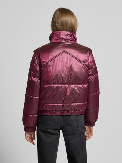 Pepe Jeans Steppjacke mit Stehkragen Modell 'FLORA' Aubergine 5