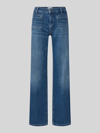 CAMBIO Straight Fit Jeans aus Baumwoll-Mix Modell 'TESS' Blau 1