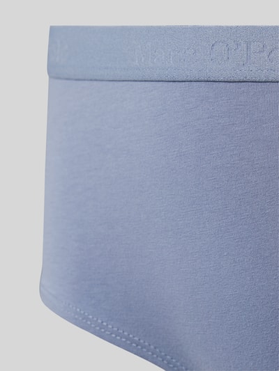 Marc O'Polo Panty van katoenmix in een set van 3 stuks Bleu - 2