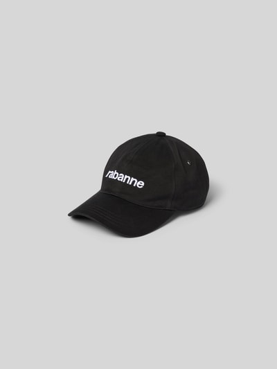 Rabanne Basecap mit Label-Stitching Black 2