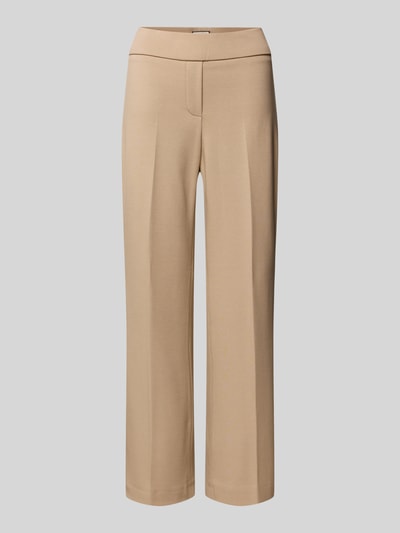 SEDUCTIVE Stoffhose mit Bundfalten Modell 'NANETTE' Taupe 2
