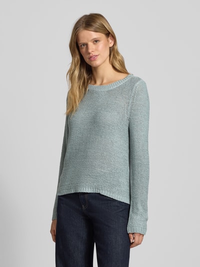 Only Regular Fit Strickpullover aus Grobstrick Modell 'GEENA' Ocean 4