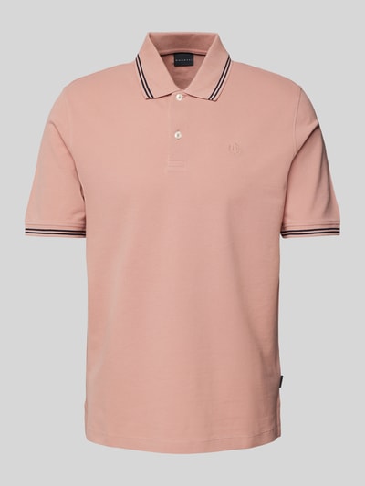 bugatti Regular Fit Poloshirt mit Label-Detail Rose 2