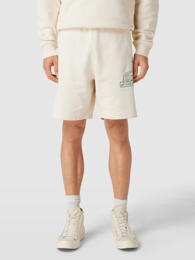 Lacoste Sweatshorts mit Eingrifftaschen Offwhite 4