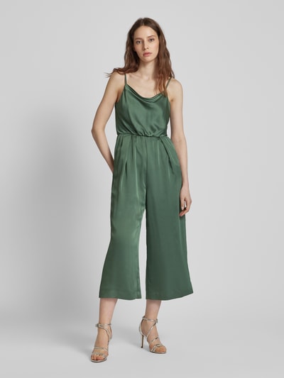 Jake*s Cocktail Jumpsuit mit Wasserfall-Ausschnitt Gruen 4