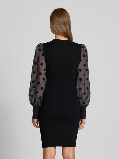 YAS Knielanges Kleid aus Viskose-Mix Modell 'DOTME' Black 5