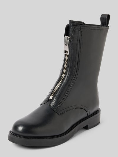 Newd Tamaris Stiefel aus Leder mit Reißverschluss Black 1