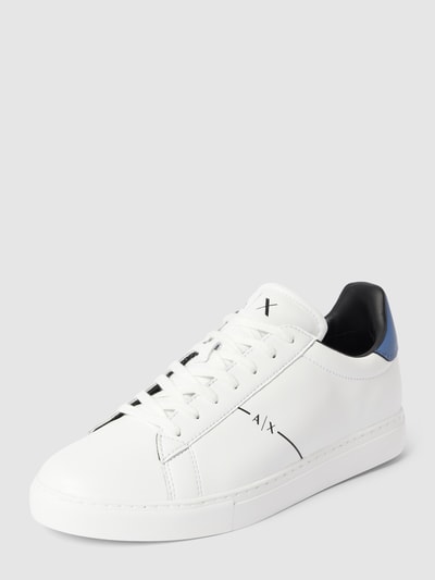 ARMANI EXCHANGE Sneaker mit Label-Details Weiss 2