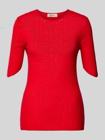 MOS MOSH Strickshirt mit Rundhalsausschnitt Modell 'BOUCH' Rot 2