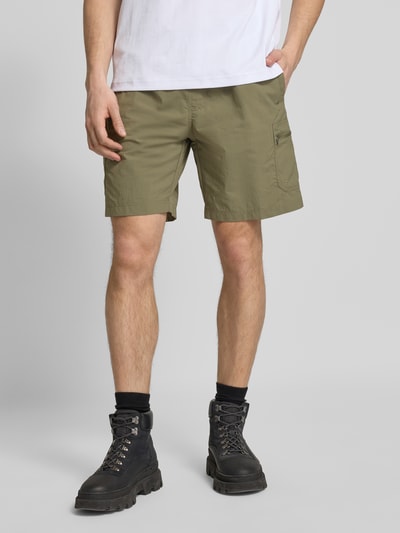 COLUMBIA Regular Fit Shorts mit Reißverschlusstaschen Oliv 4