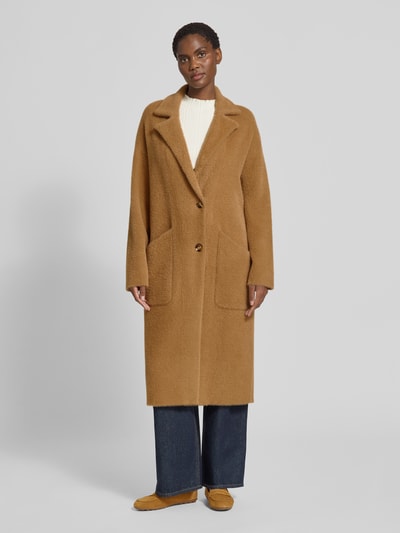 WHITE LABEL Płaszcz z połami Koniakowy 4