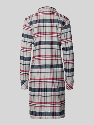 Skiny Nachthemd met knoopsluiting Lichtgrijs - 3