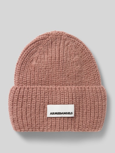 Armedangels Mütze aus Woll-Mohair-Mix Modell 'SNOWAA' Mauve 1