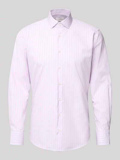 Christian Berg Men Regular fit zakelijk overhemd van premium materiaal met kentkraag Lichtroze - 2