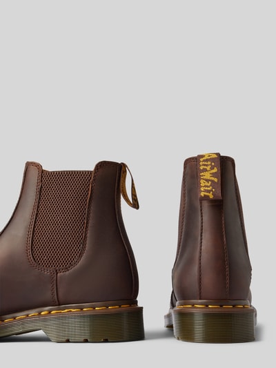 Dr. Martens Buty chelsea ze skóry z ozdobnym szwem Średniobrązowy 2